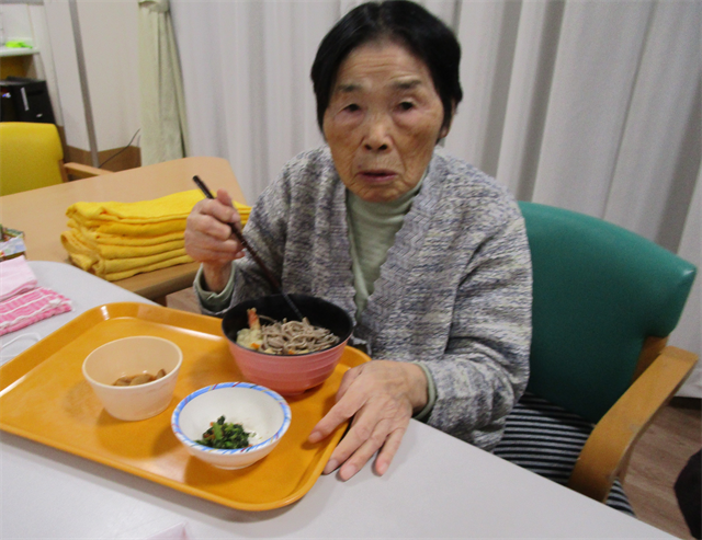 年越しそば食す