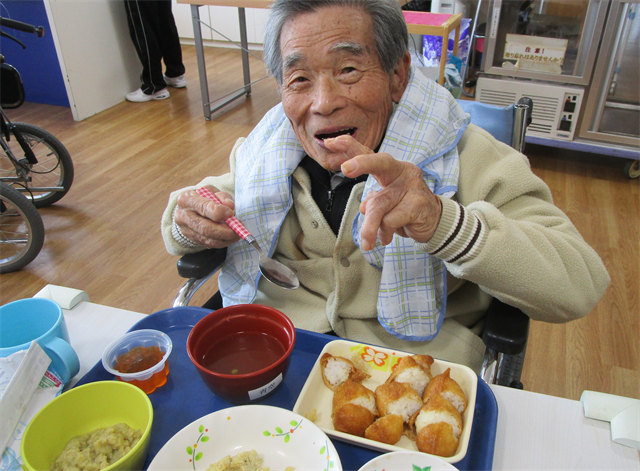 おいなりさんを食べました