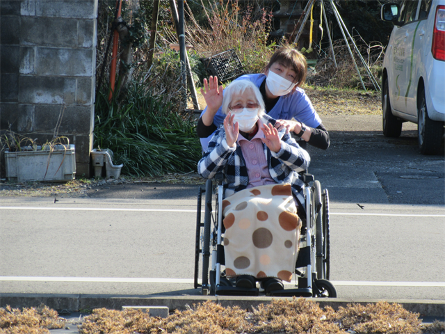 散歩に行きました