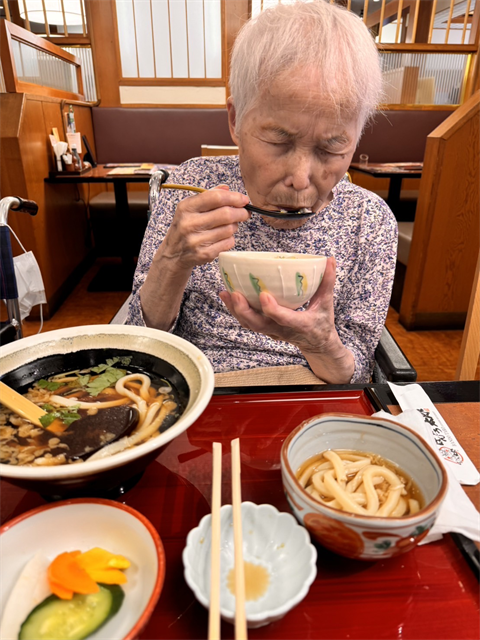 ばんどう太郎に昼食食べに