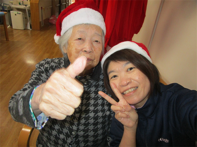 クリスマス飾りと