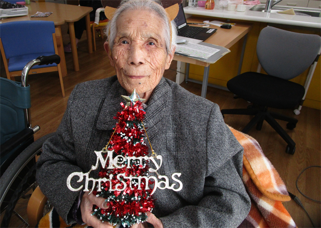 クリスマス飾りと