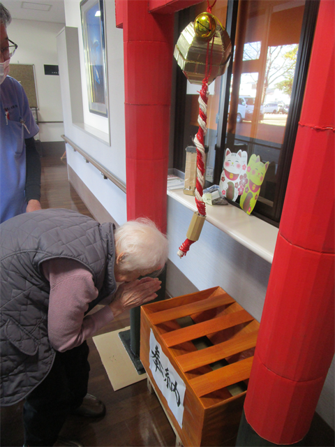 イルカ神社お参り