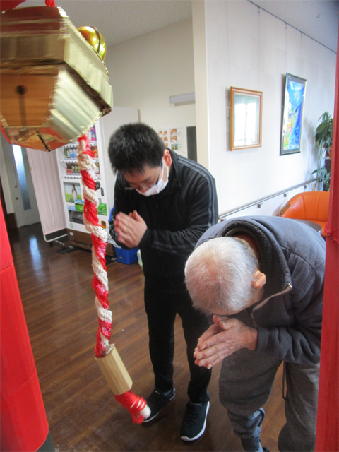イルカ神社お参り