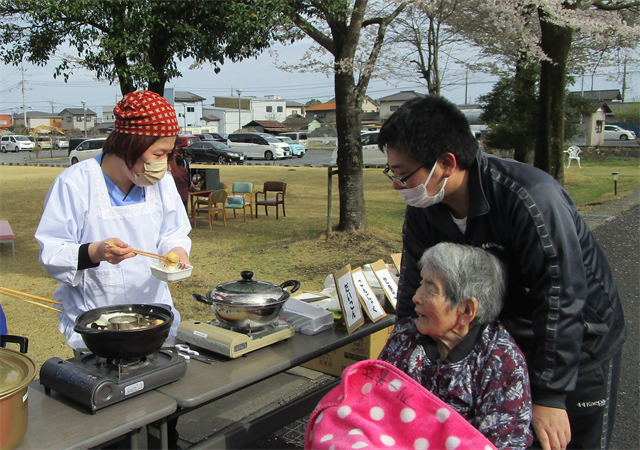 お花見とおでん屋さん