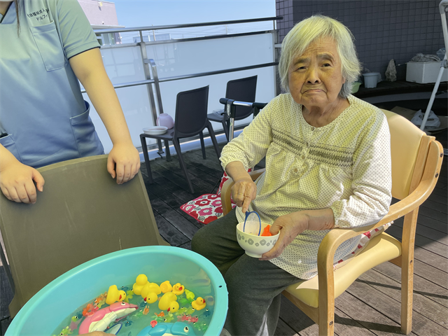 金魚すくい＆シャボン玉