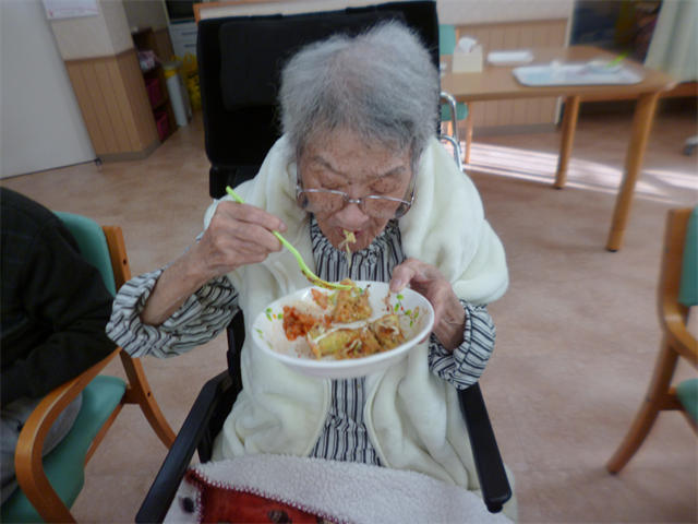  お好み焼き作り