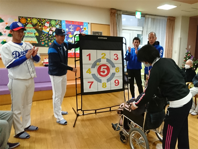 プロ野球選手訪問