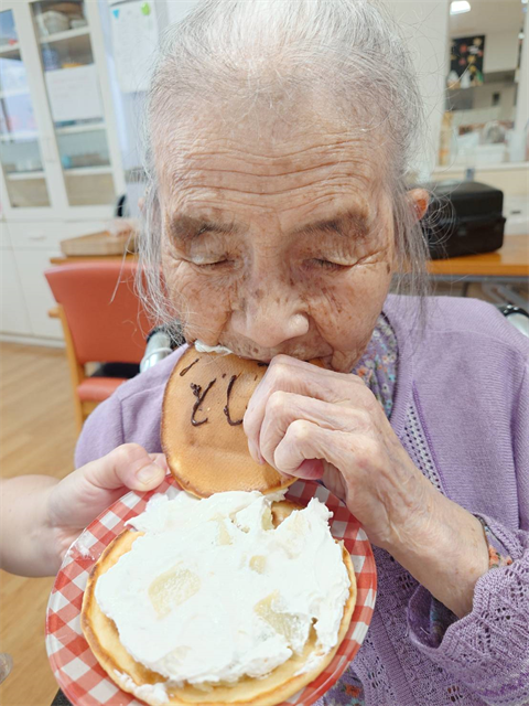 ホットケーキ作り