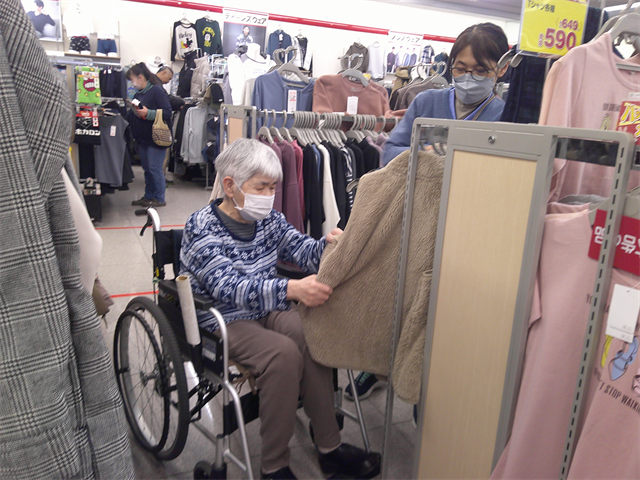 買い物外出