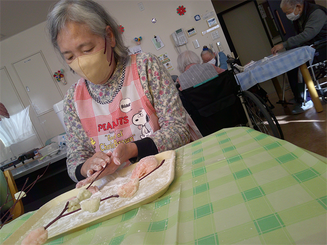 繭玉作り